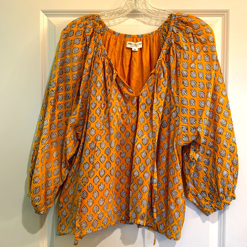 Emerson Fry Lucy blouse- cotton, marigold yellow